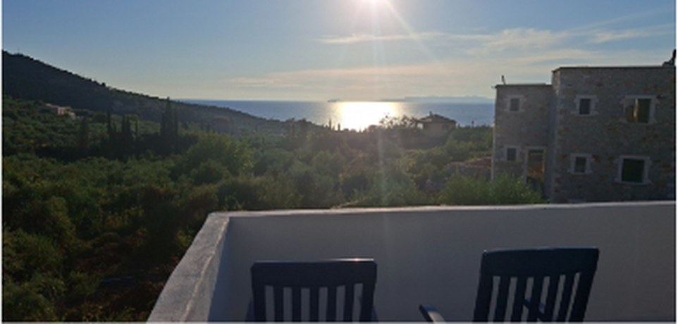 Casa Pimpolla in der griechischen Landschaft